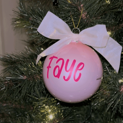 Kerstballen met naam - LivLaVie