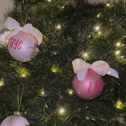 Kerstballen met naam - LivLaVie